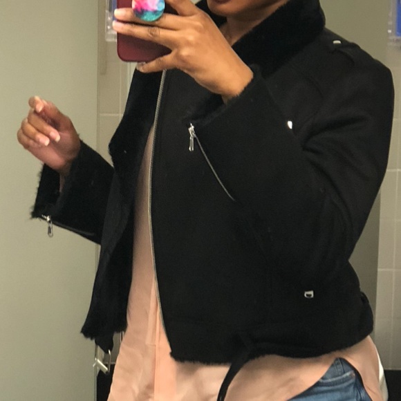 ZARA | Faux Suede Jacket - Picture 3 of 5